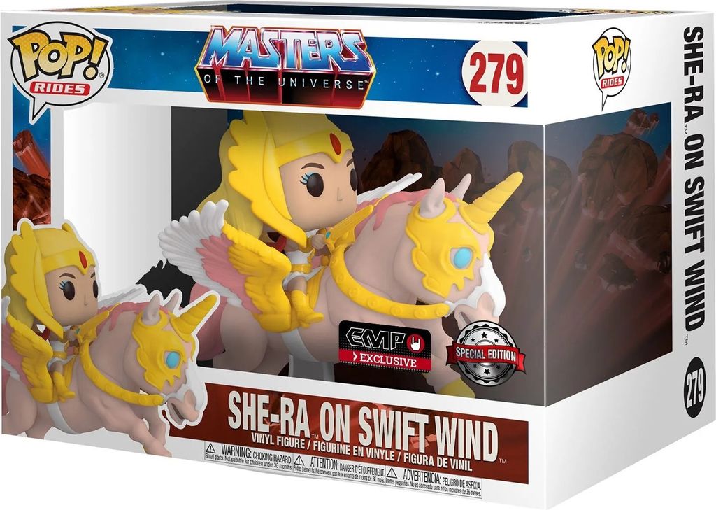 Masters of the Universe - She-Ra on Swift Wind 279 Special Edition - Funko Rides Pop! - Vinyl Figur
