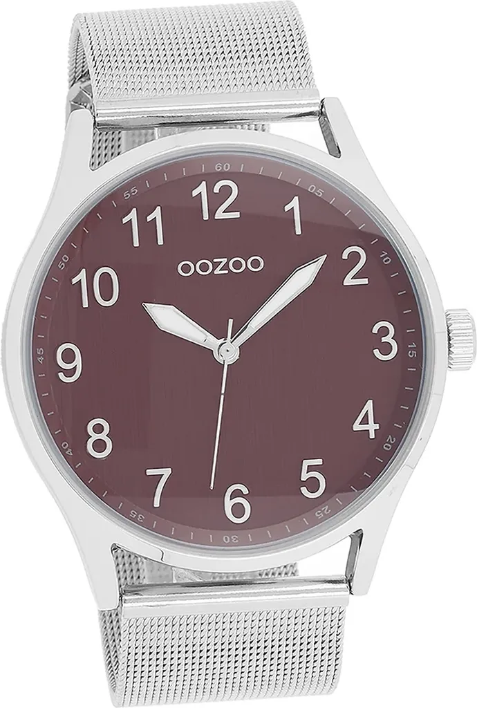 Oozoo Timepieces D2UOC9517A Orologio Metallo Argento Opaco Trend