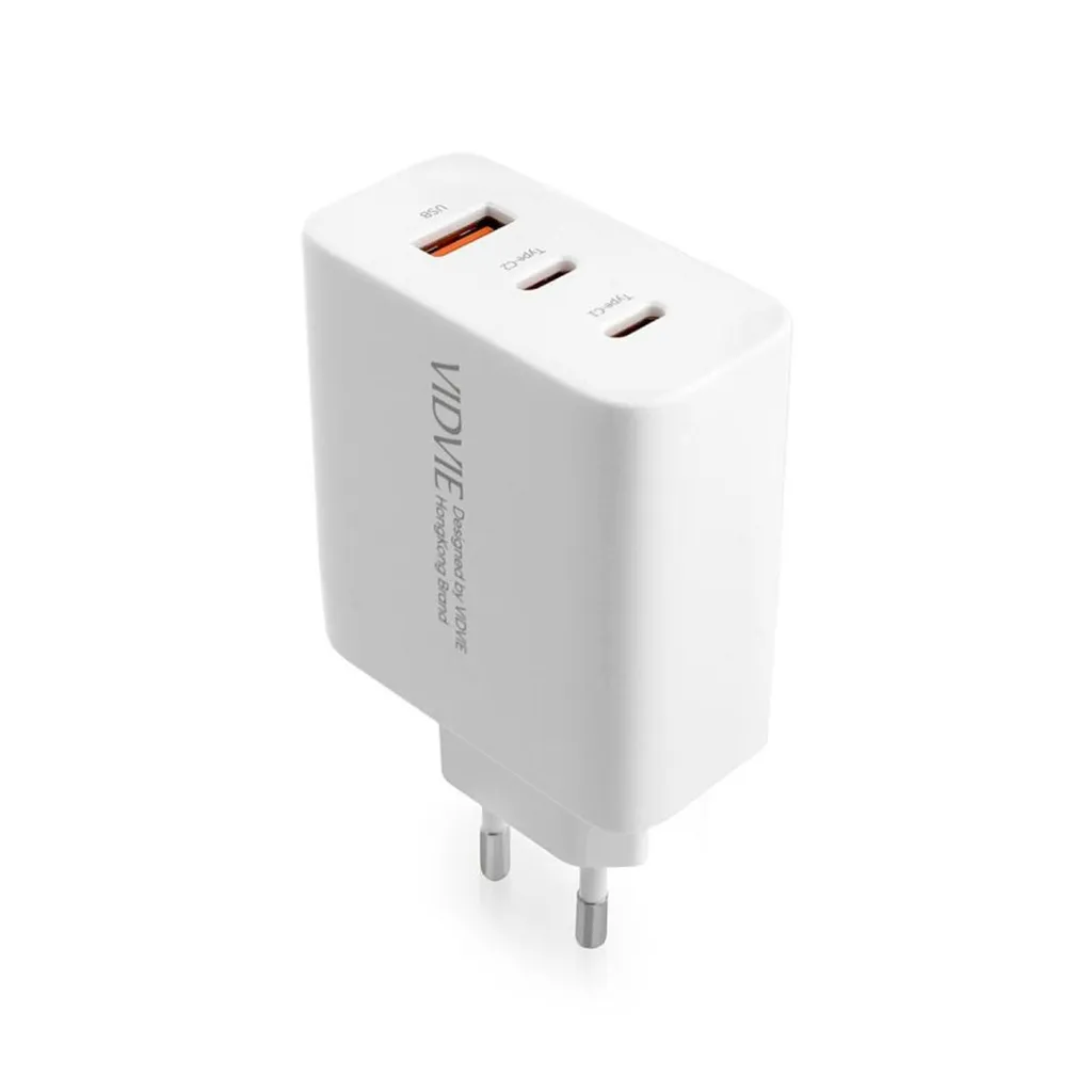 Fini la charge lente avec le chargeur 65W VIDVIE PLE262 2x USB-C et 3A