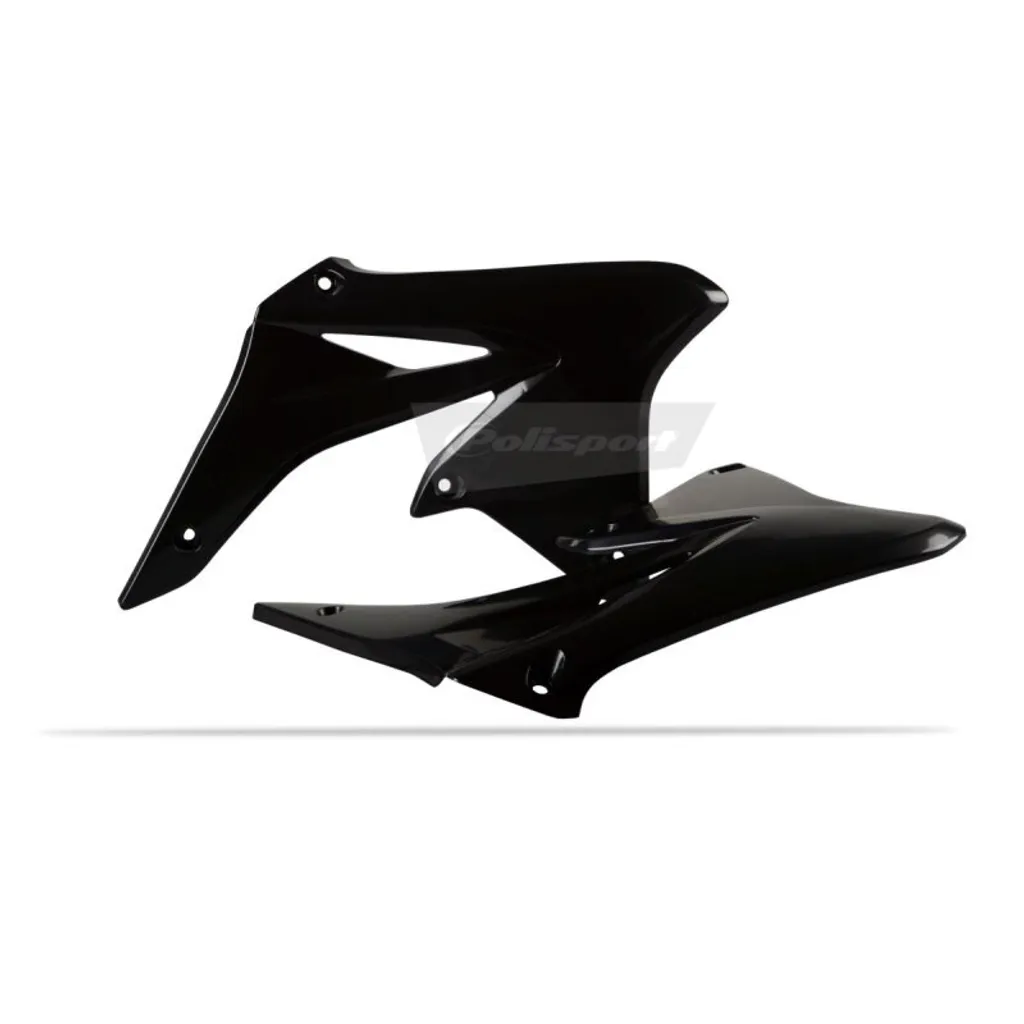 Becquet de radiateur RM-Z250 Polisport noir haute résistance aux chocs