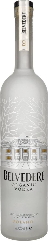 Belvedere Vodka Organic + LED Beleuchtung 3000ml 40% Vol. Produktbild 