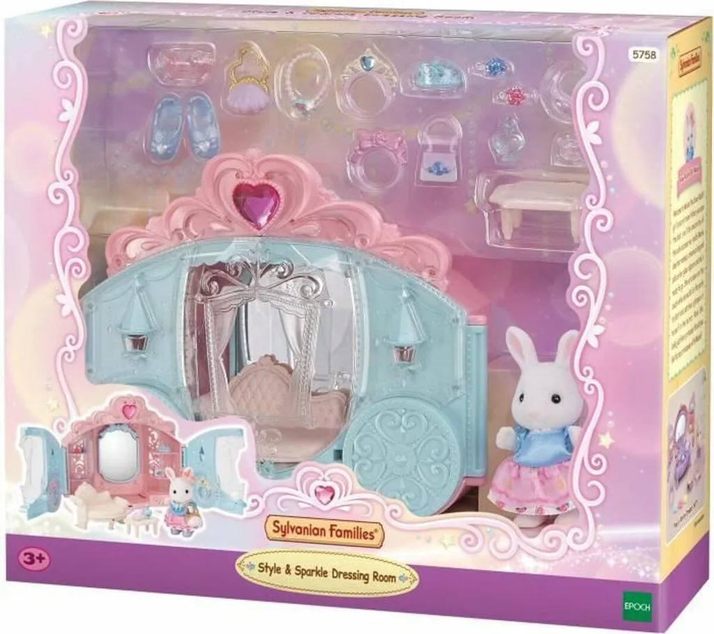 Sylvanian Families Princess Dressing Set 5645 - Kit Cabine d'Essayage