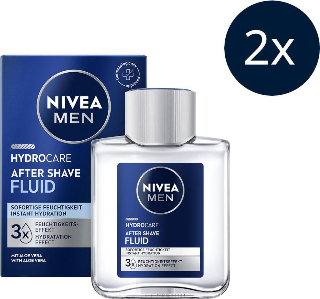 NIVEA MEN Protect & Care After Shave Fluid 2 x 100ml