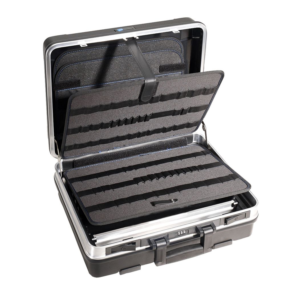 B&W tool.cases Werkzeugkoffer Base mit Werkzeugschlaufen Werkzeugbox 50x42x20 cm