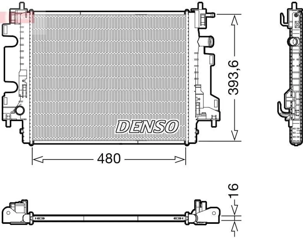 Évitez la surchauffe moteur : Radiateur DENSO DRM23113 Twingo 3 et Smart