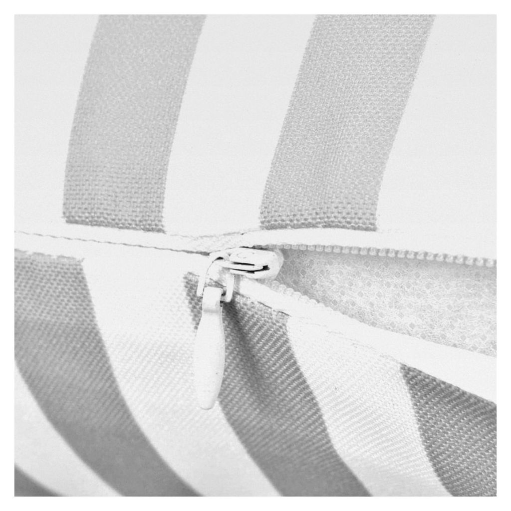 Gartenkissen 2er Set Dekokissen für den Außenbereich mit Streifenmuster 60 x 40 cm, Polyestergewebe und 450 g PP-Füllung, mit Reißverschluss