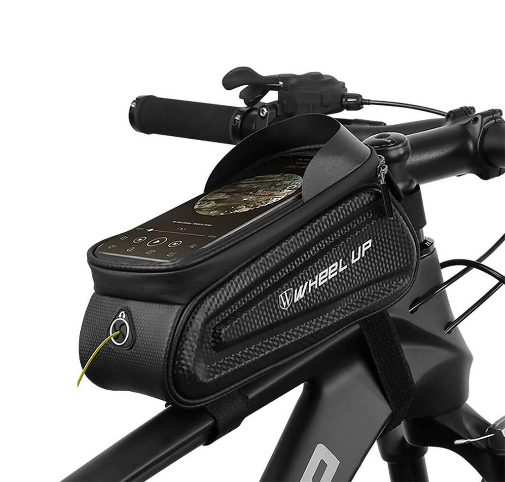 WHEELUP Fahrrad Tasche Rahmentasche Handy Oberrohrtasche Smartphone Halterung 