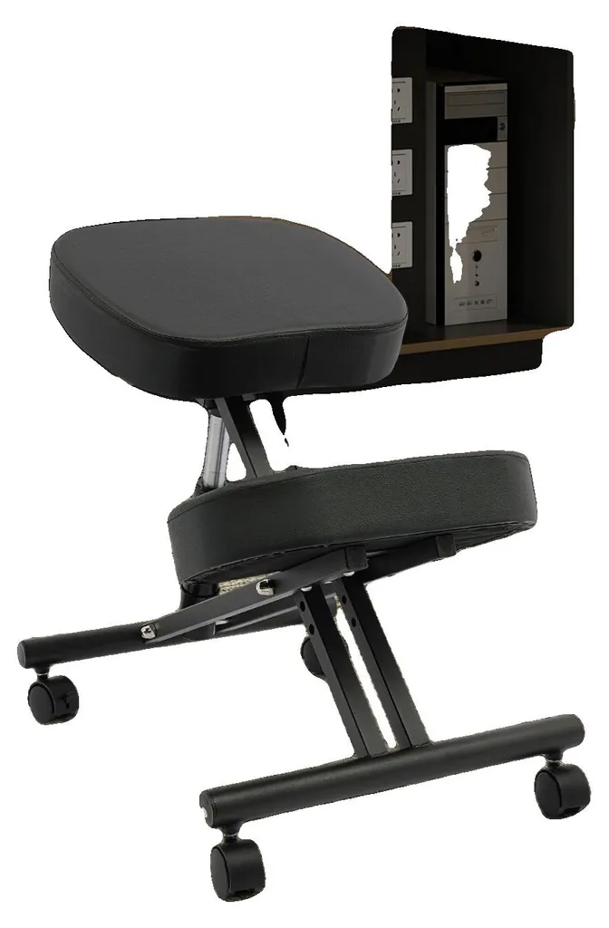 Siège ergonomique à hauteur réglable 50-60cm - Châssis robuste 100kg