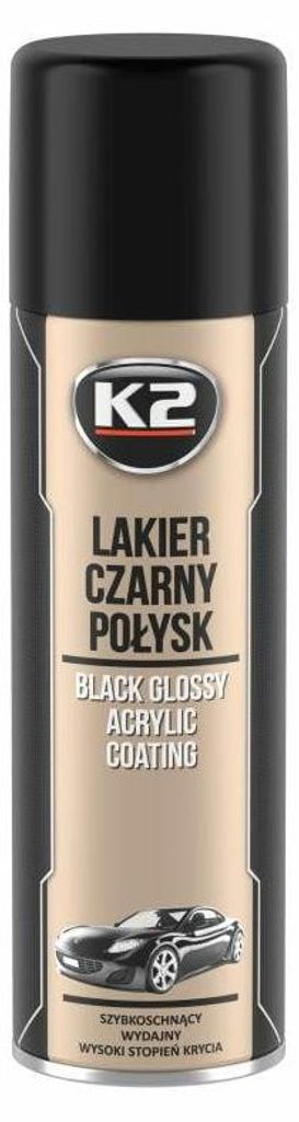 K2 Acryl-Schnelltrocknungslack Schwarz Glanz 500 ml Produktbild 