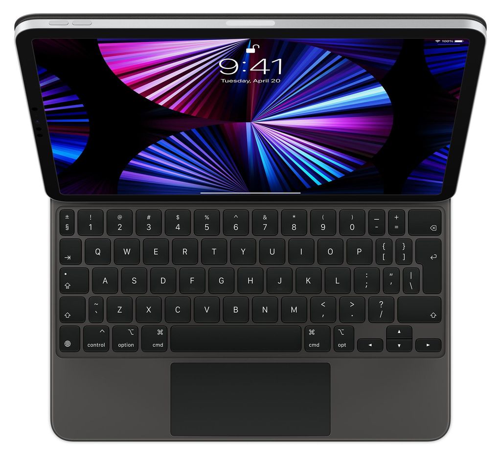Apple MXQT2Z/A, QWERTY, Angielski, Panel dotykowy, 1 mm, Zdjęcie produktu 