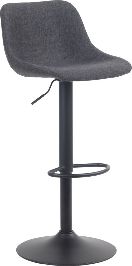 Barhocker HLO-CP274 Stoff schwarz
