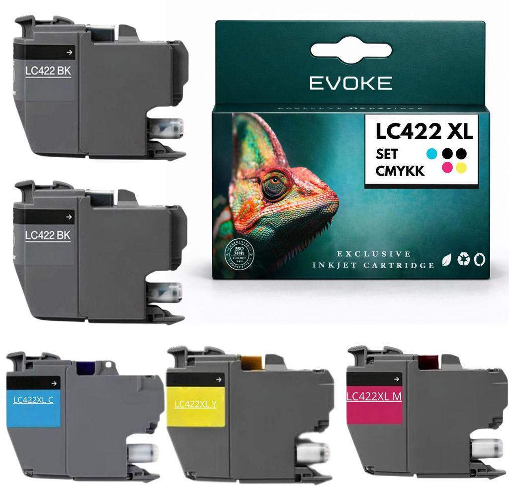 Cartouches compatibles Evoke pour imprimantes Brother Image du produit 