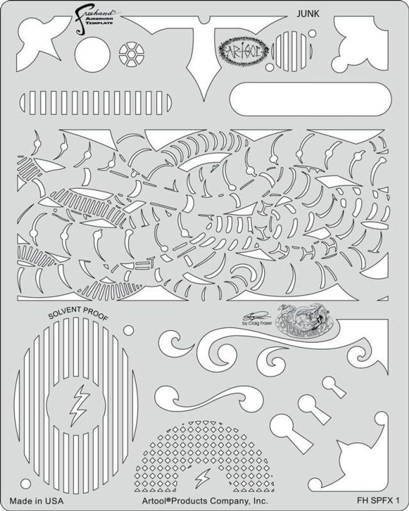 artool - Junk - Steampunk FX Schablone 200 473