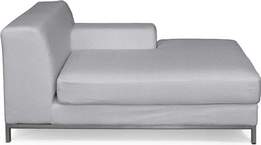 Dekoria Bezug für Kramfors Sofa Recamiere rechts, hellgrau, Bezug für Recamiere rechts Kramfors
