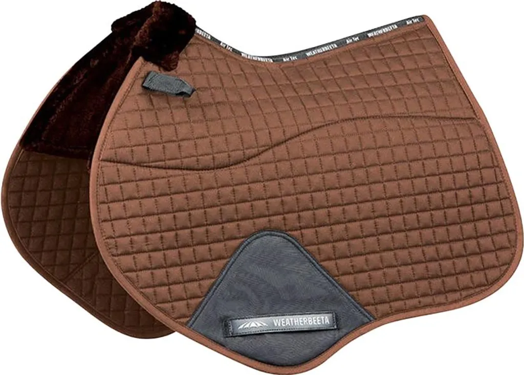 Chabraque de Selle Poney Weatherbeeta Prime Comfy en Polaire Marron