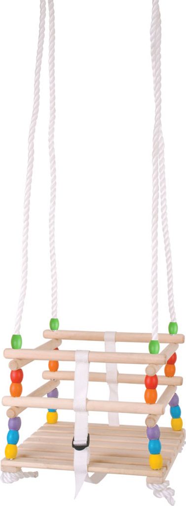 Bigjigs Toys Drevená hojdačka s korálkami Obrázok produktu 