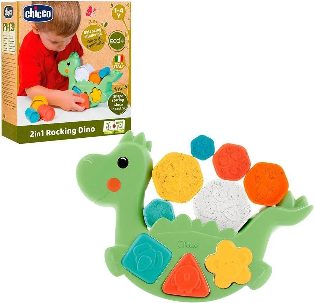 Chicco Ökologischer Lino Dino Grün Grün One Size