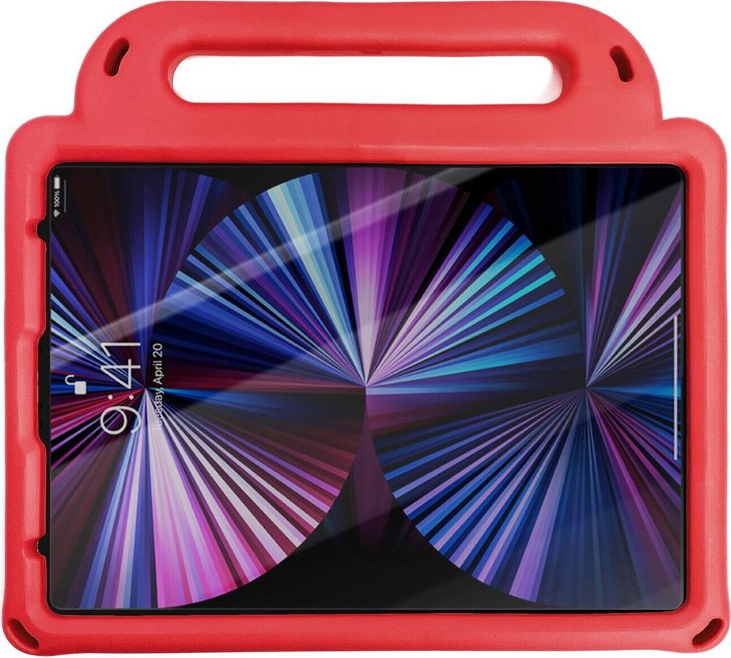 Diamond Tablet Case Armored Soft Case Schutzhülle mit Stifthalter Gurt Tragehülle Standfunktion kompatibel mit Samsung Galaxy Tab A7 10.4" 2020 Rot