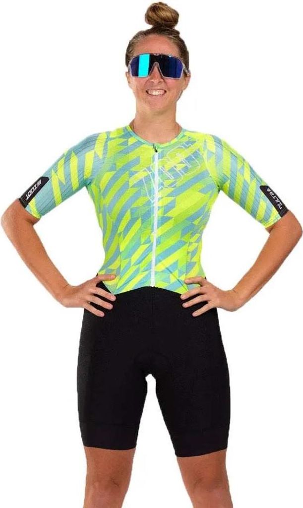 Zoot Ultra Tri P1 Kurzarm-trisuit Grün L Damen Grün L