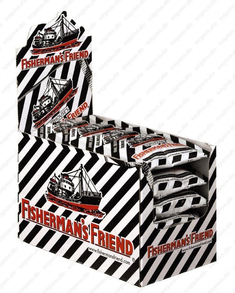 Fisherman's Friend Salmiak sans sucre, paquet de 24 x 25g Image du produit 
