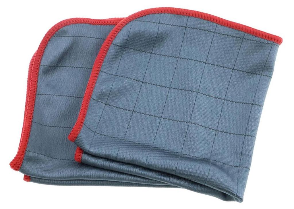 2x Carbon-Reinigungstücher, fusselfreie Mikrofasertücher Produktbild 