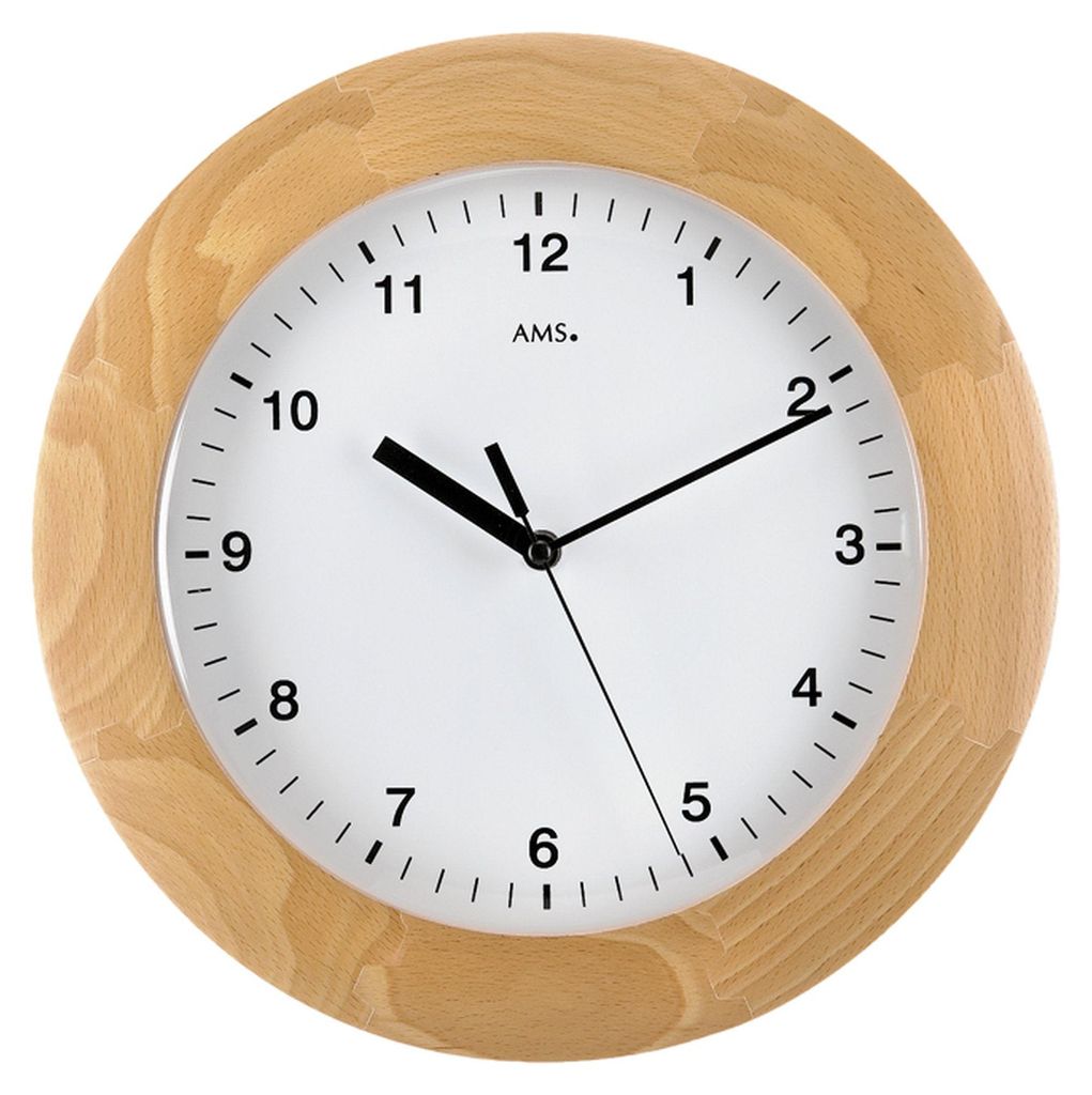 AMS Funk-Wanduhr, Funkwerk, D31x5cm, 5904/18 Produktbild 