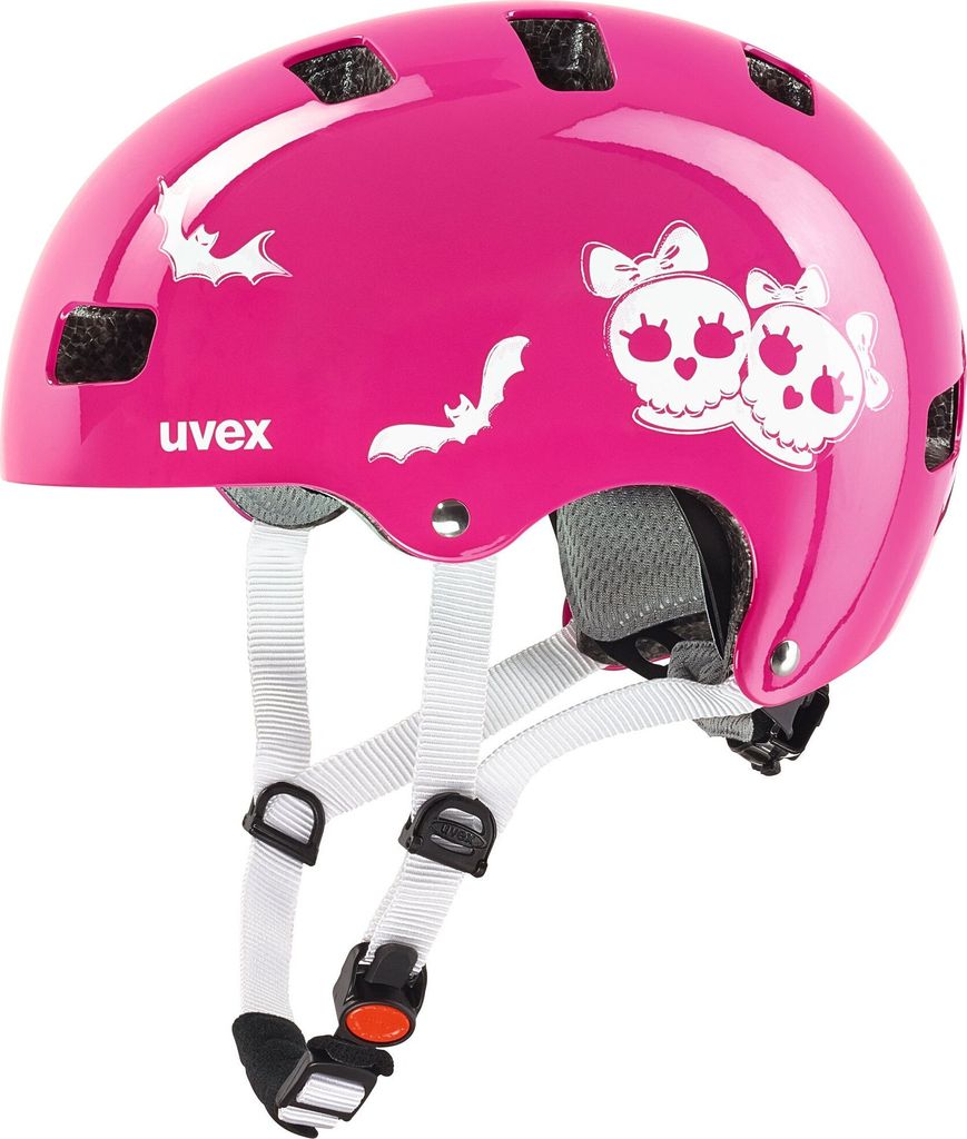 Uvex Kinder Fahrradhelm Kid 3, Rosa (Scary Pink), 51-55 cm