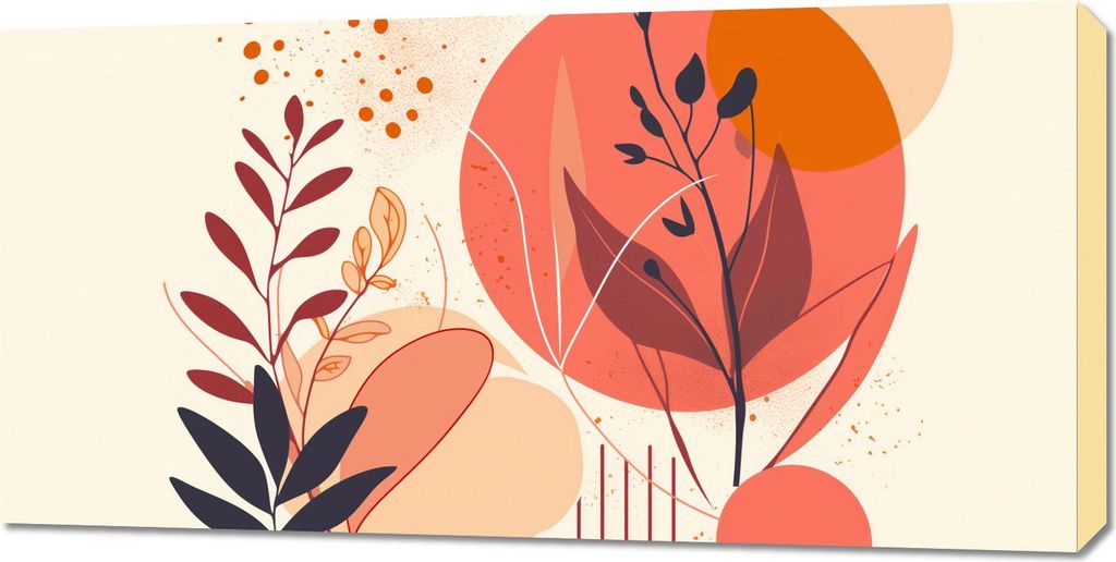 Bild 100x50cm Warmen Nachmittag