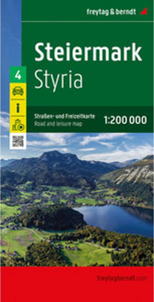 Steiermark, Straßen- und Freizeitkarte 1:200.000, freytag & berndt