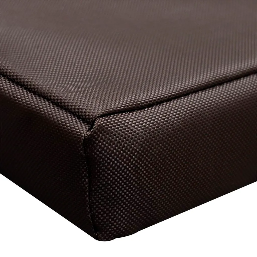 Couchage Chien Rectangulaire Marron XL - Tapis Plat Confortable vidaXL - 2