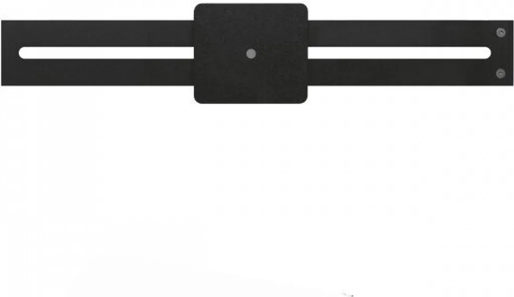 Règle de traçage de précision 300 mm en aluminium noir pour atelier