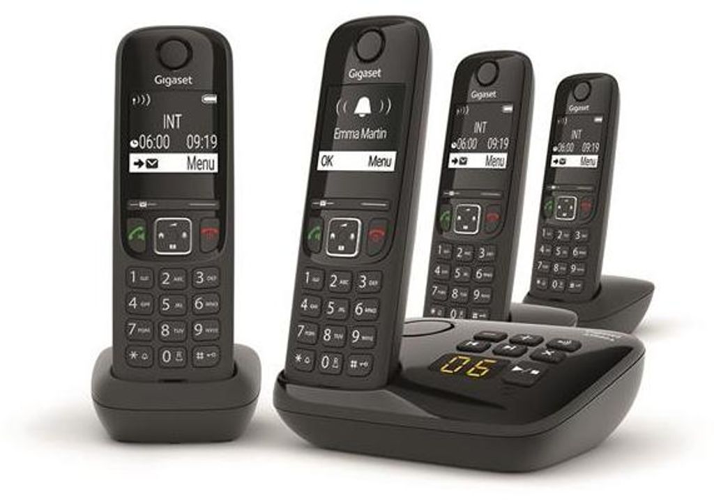 Gigaset AS690A Quattro, Analoges/DECT-Telefon, Kabelloses Produktbild 