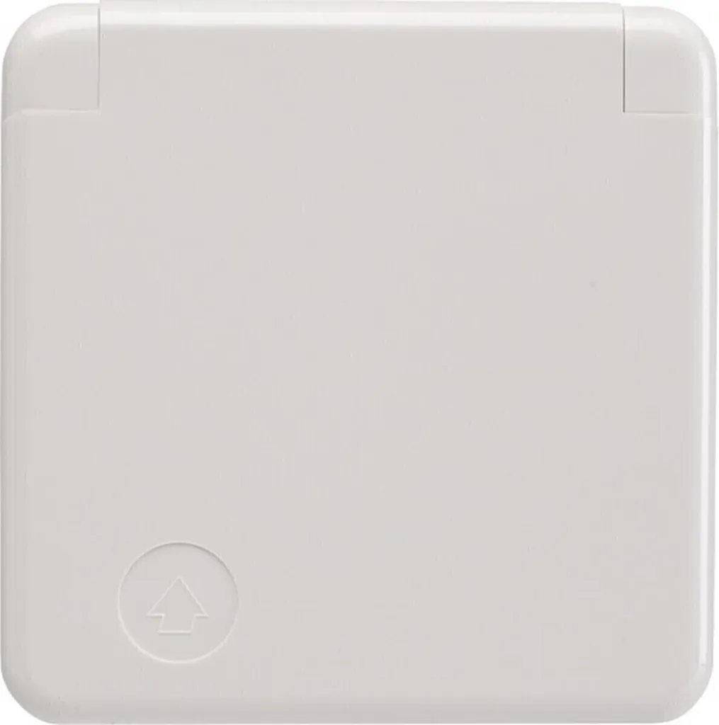Prise murale pour salle de bain Berker IP44 blanc polaire 421109