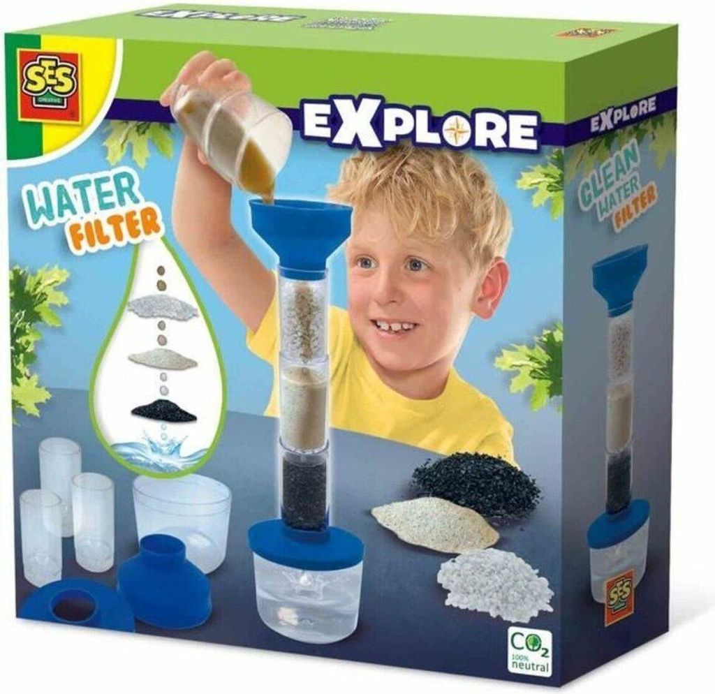 Kindernaturwissenschaft: Eigenen Wasserfilter bauen Set