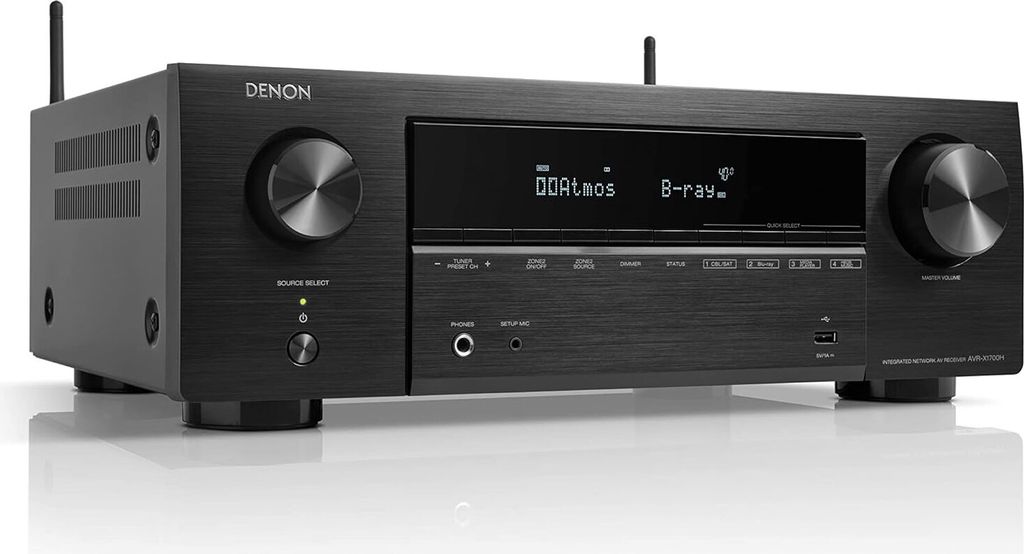 Denon avr-x1700h schwarz av receiver 7.2ch / 145w / 8k Produktbild 8