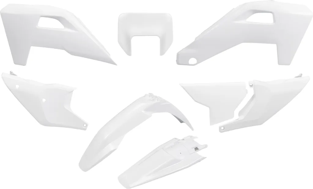 Kit plastique UFO PLAST 8 pièces blanc pour Husqvarna FE TC TE 2025-2026