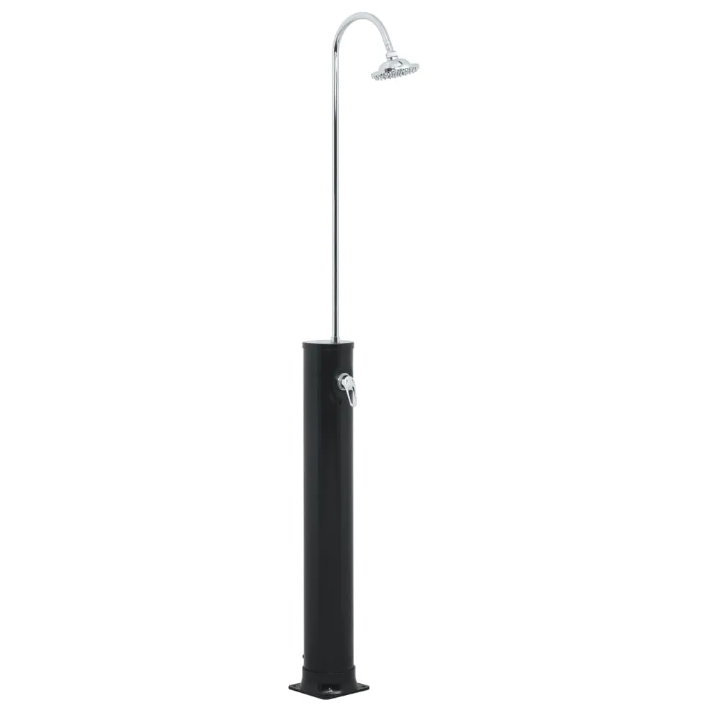 Douche Solaire 20 Litres Noire avec Mitigeur - vidaXL Douche Extérieure 220cm
