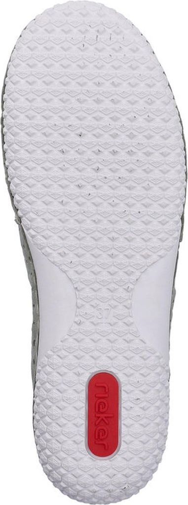 Rieker Damen Sneaker perforiert atmungsaktiv 43651, Größe:41 EU, Farbe:Grün