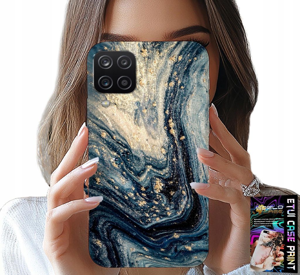 Etui Für Samsung A12 / M12 - Stein Elegantes Design Etui Etui