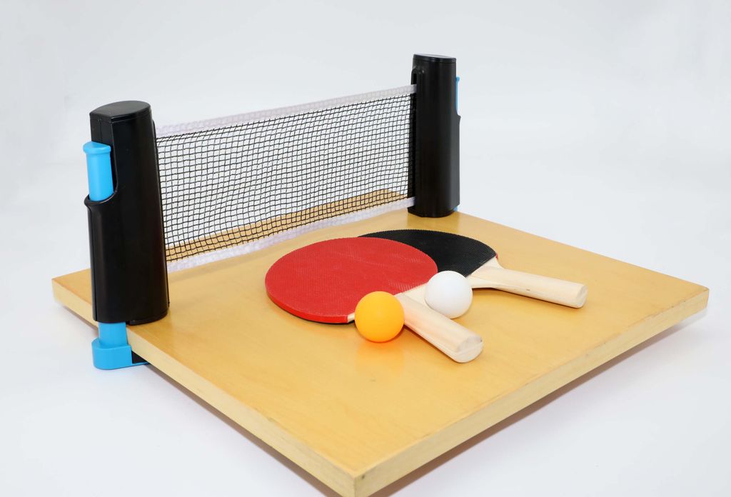 Set na pingpong RULYT®, 2 x raketa, 3 x míč, síťka Obrázek produktu 