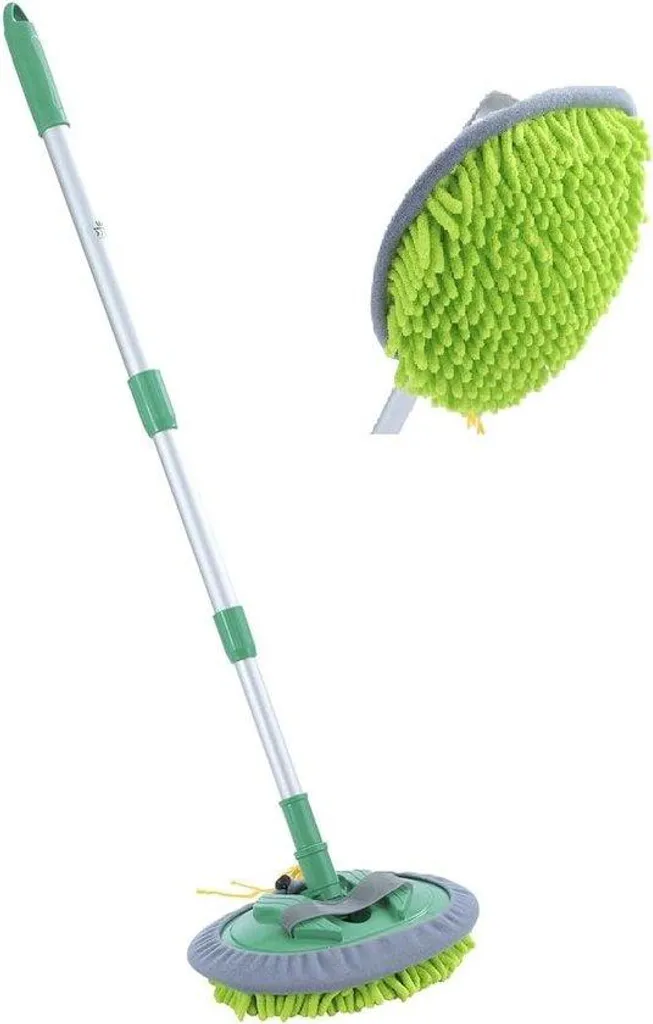Brosse télescopique aluminium 108 cm avec manche extensible et ergonomique