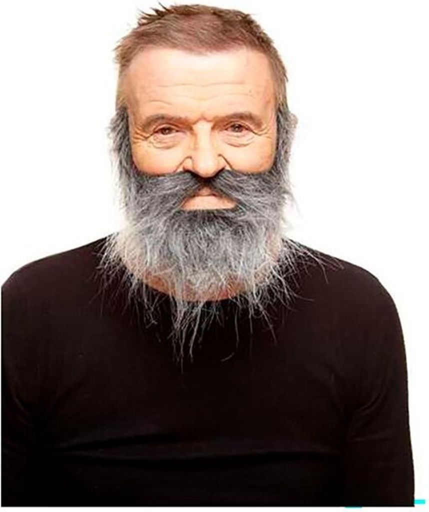 Mom Schnurrbart Und Augenbrauenbart Braun Braun One Size