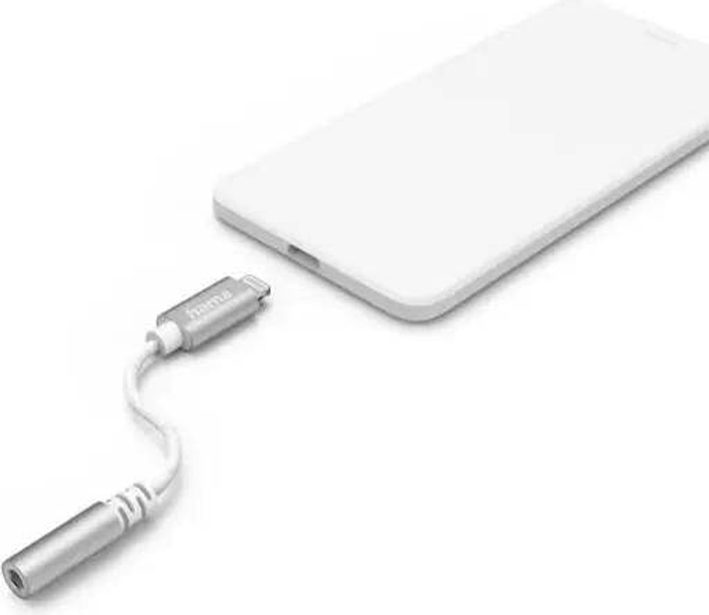 Adaptateur HAMA, męski Lightning - gniazdo audio 3,5 mm, Image du produit 