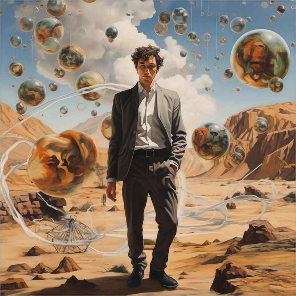 Wallario Möbeldesign - Glasplatte, Schutzplatte mit Motiv - geeignet für Ikea Lack Tisch, Größe: 55 x 55 cm, Motiv: Reflektionen der Zeit