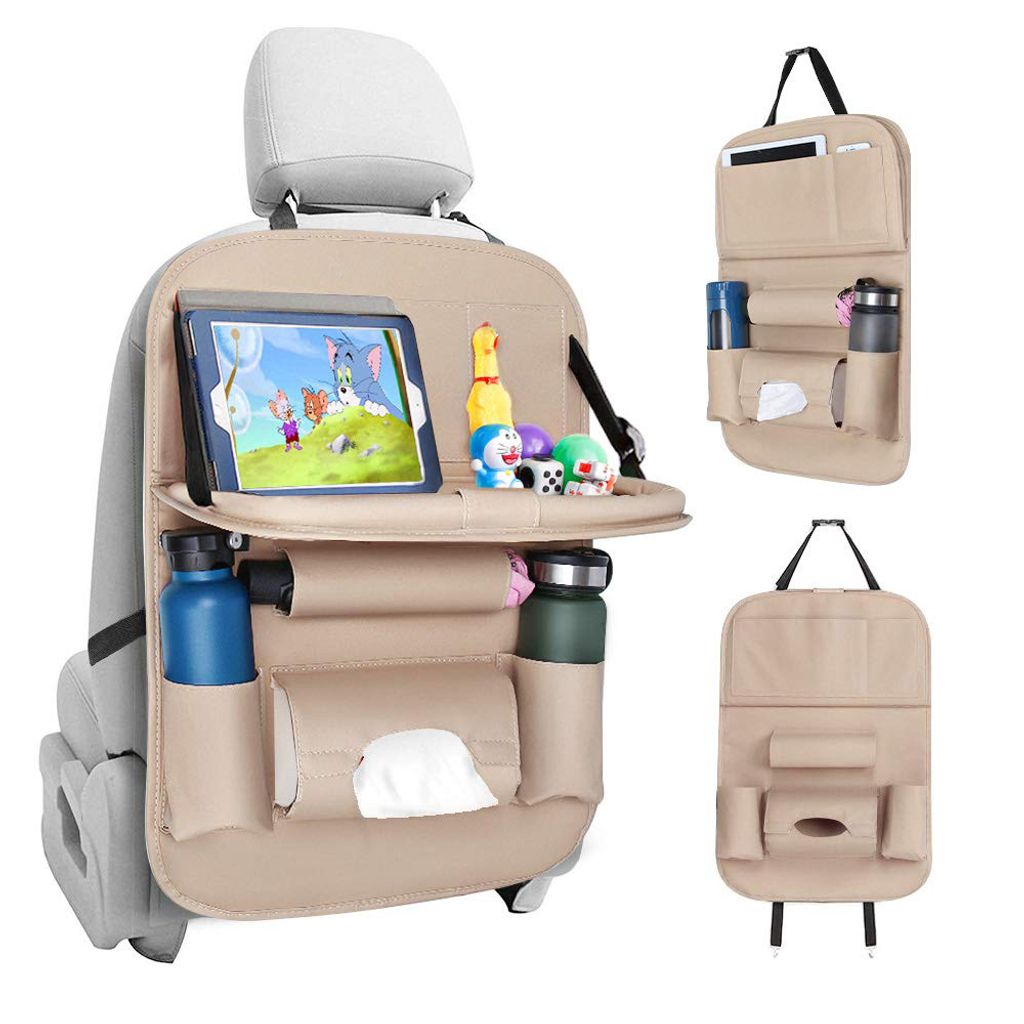 Auto Organizer Baby Kinder Rücksitz Rückenlehnenschutz Rücksitztasche Tasche 13 