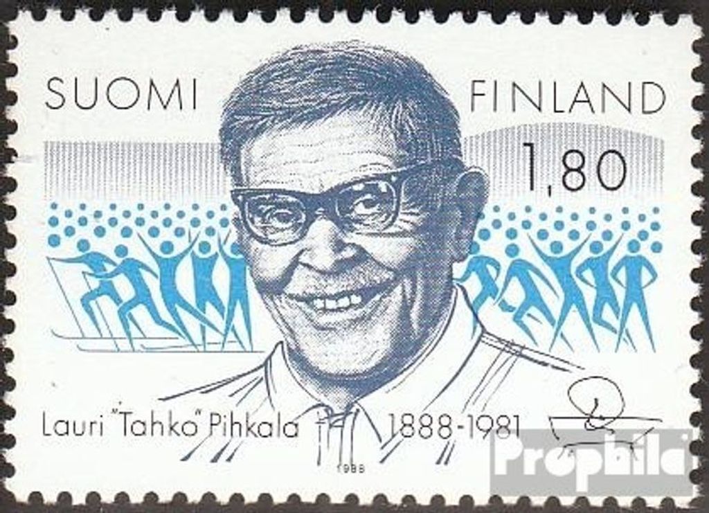 Briefmarken Finnland 1988 Mi 1036 (kompl.Ausg.) postfrisch Lauri Pihkala