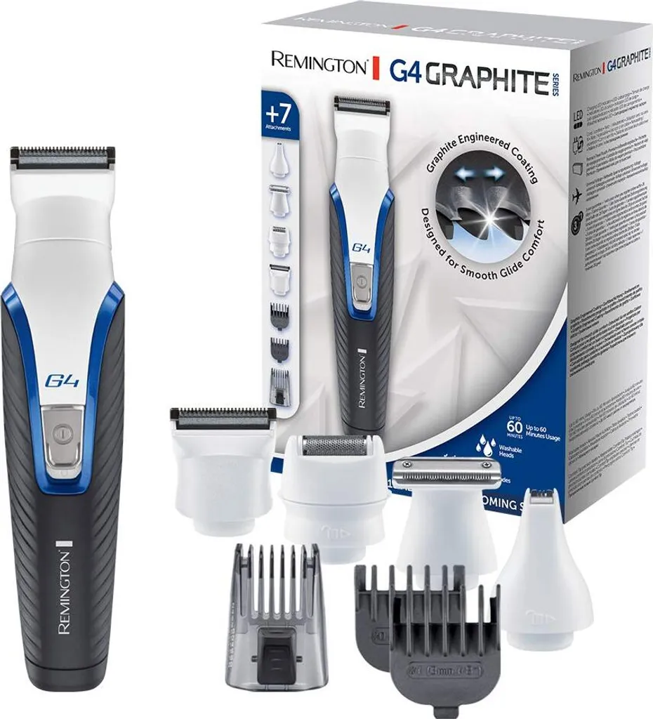 Styling Perfetto con Remington G4 Graphite PG4000 - Kit Uomo 7-in-1