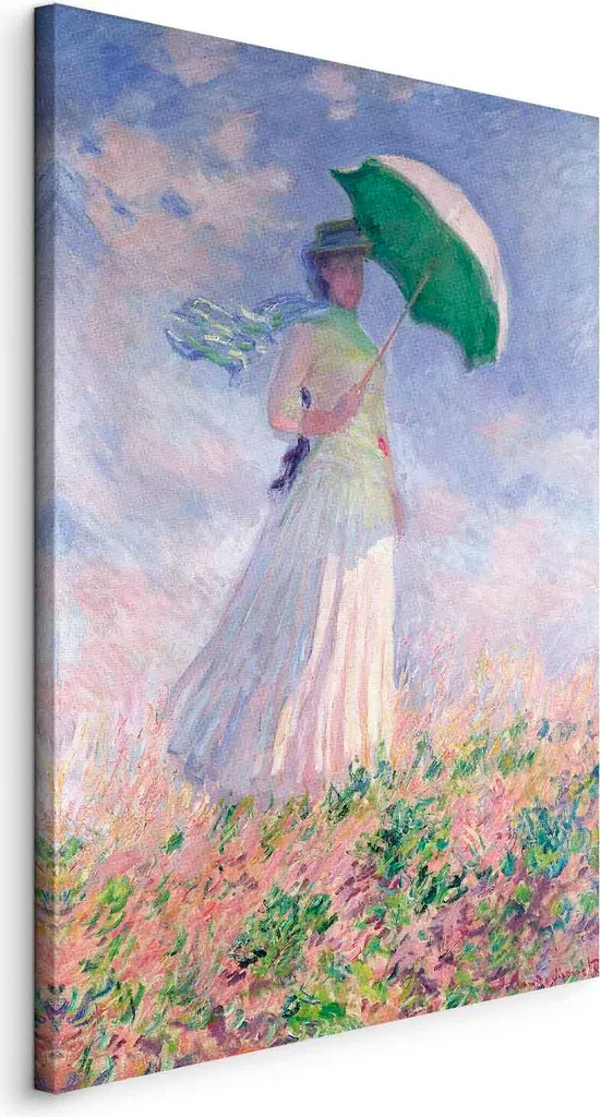 Quadro su Tela Claude Monet 80x120 - Decorazione Murale Resistente