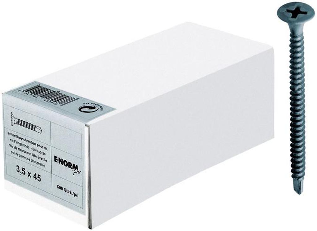 Schnellbauschr. Bohrsp. 3,5x 35 TSD, HP E-NORMpro