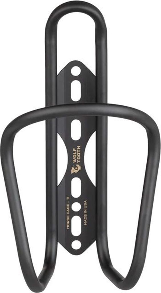 Wolf Tooth Morse Flaschenhalter, Titan, black